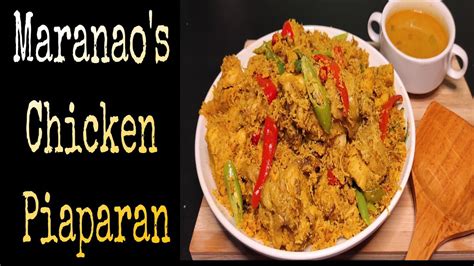 How to cook Chicken Piaparan .